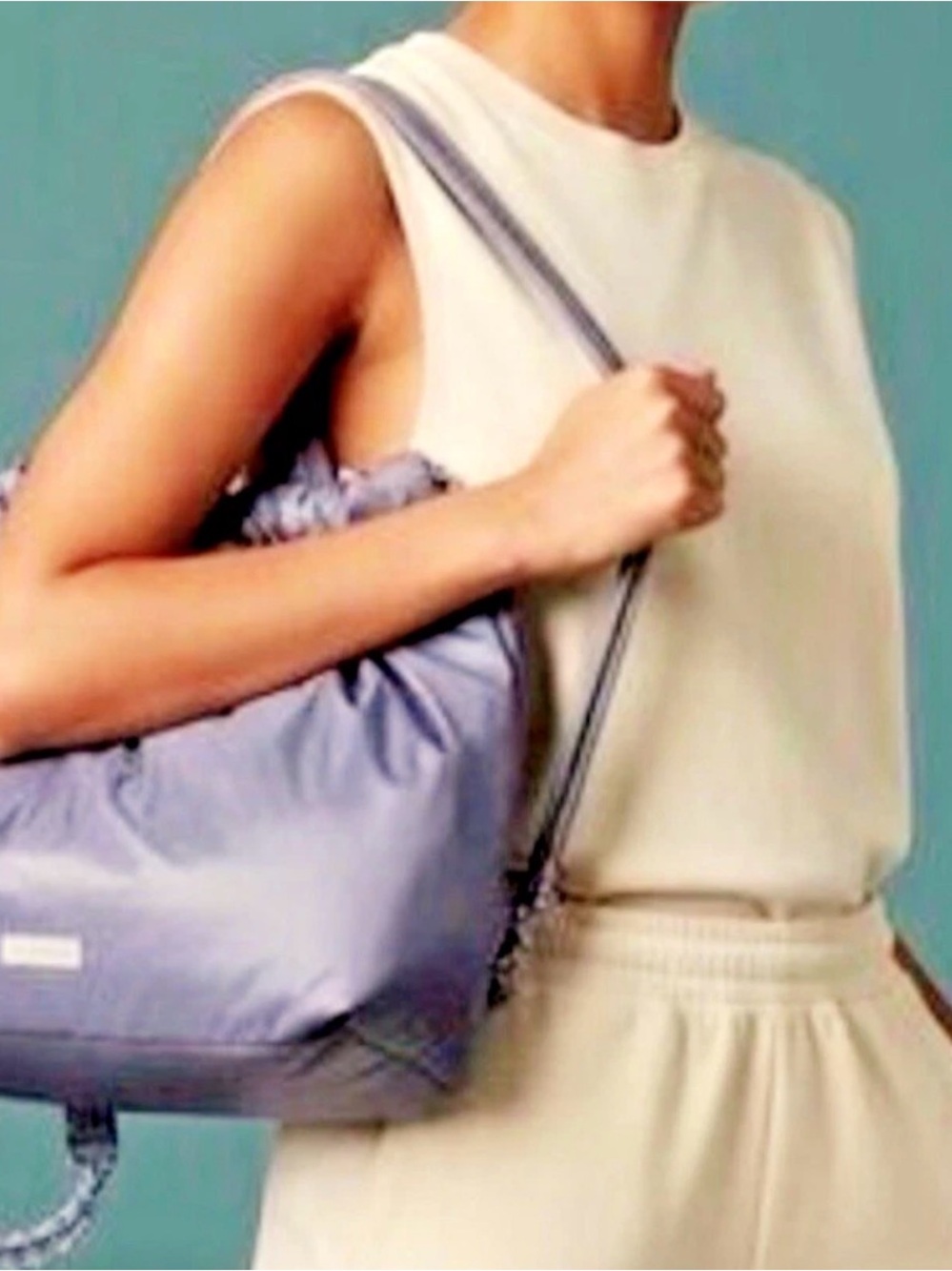 Wildfox Puffer Bag 🩶 Trendy Multiway Sling Tote Backpack